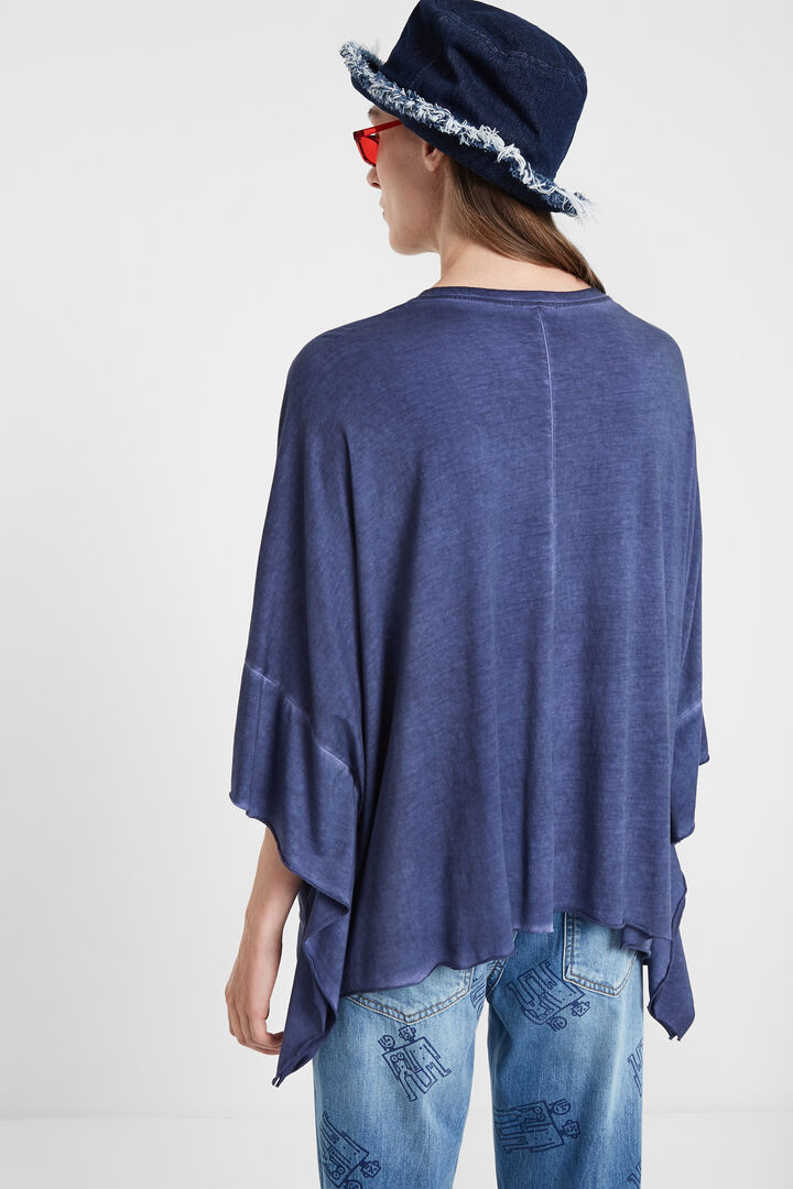 Poncho T-shirt embroideries | Desigual