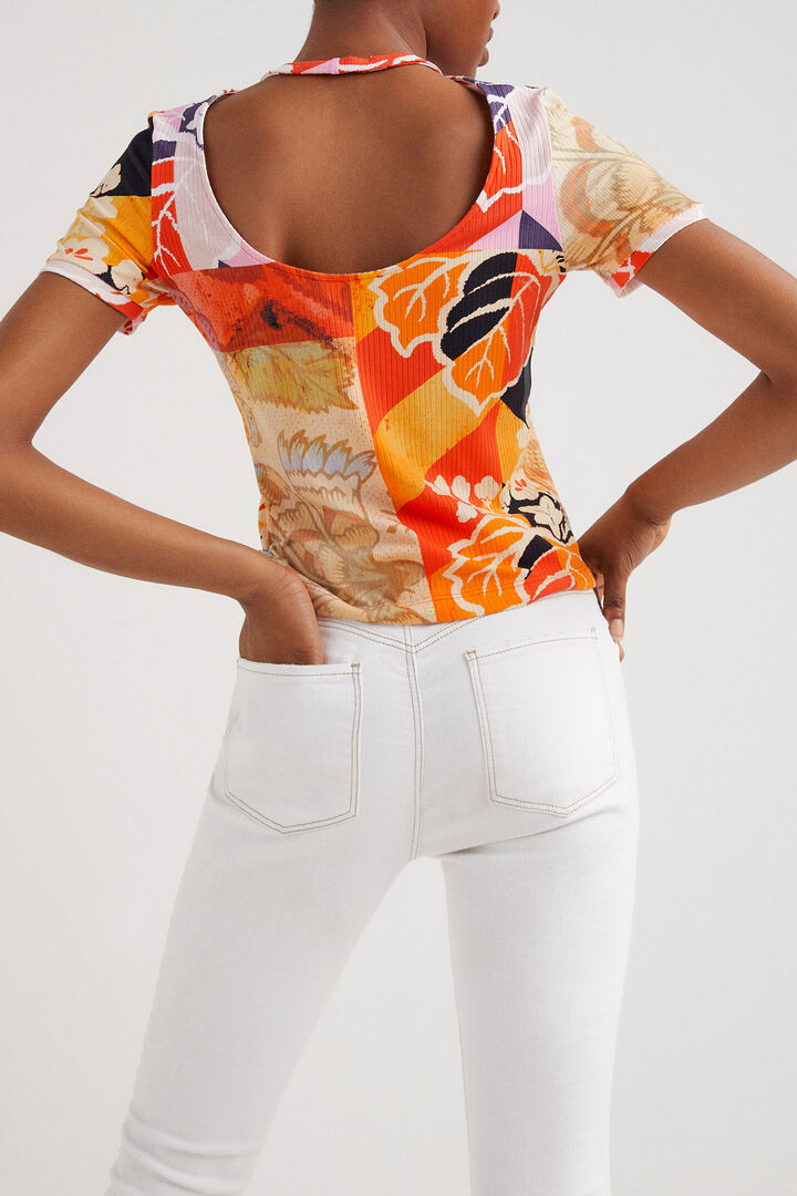 T-shirt côtelé M. Christian Lacroix | Desigual