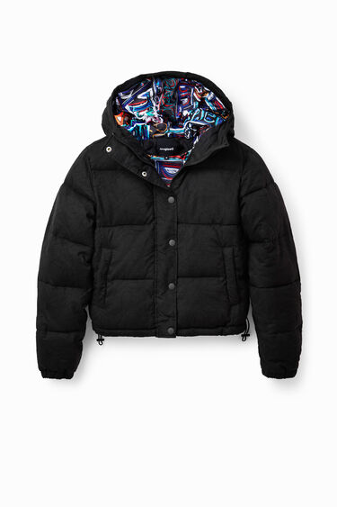 Cazadora corta padded bordados | Desigual
