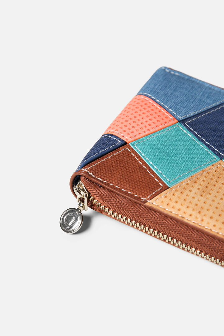 Portemonnaie Wildleder und Patch | Desigual
