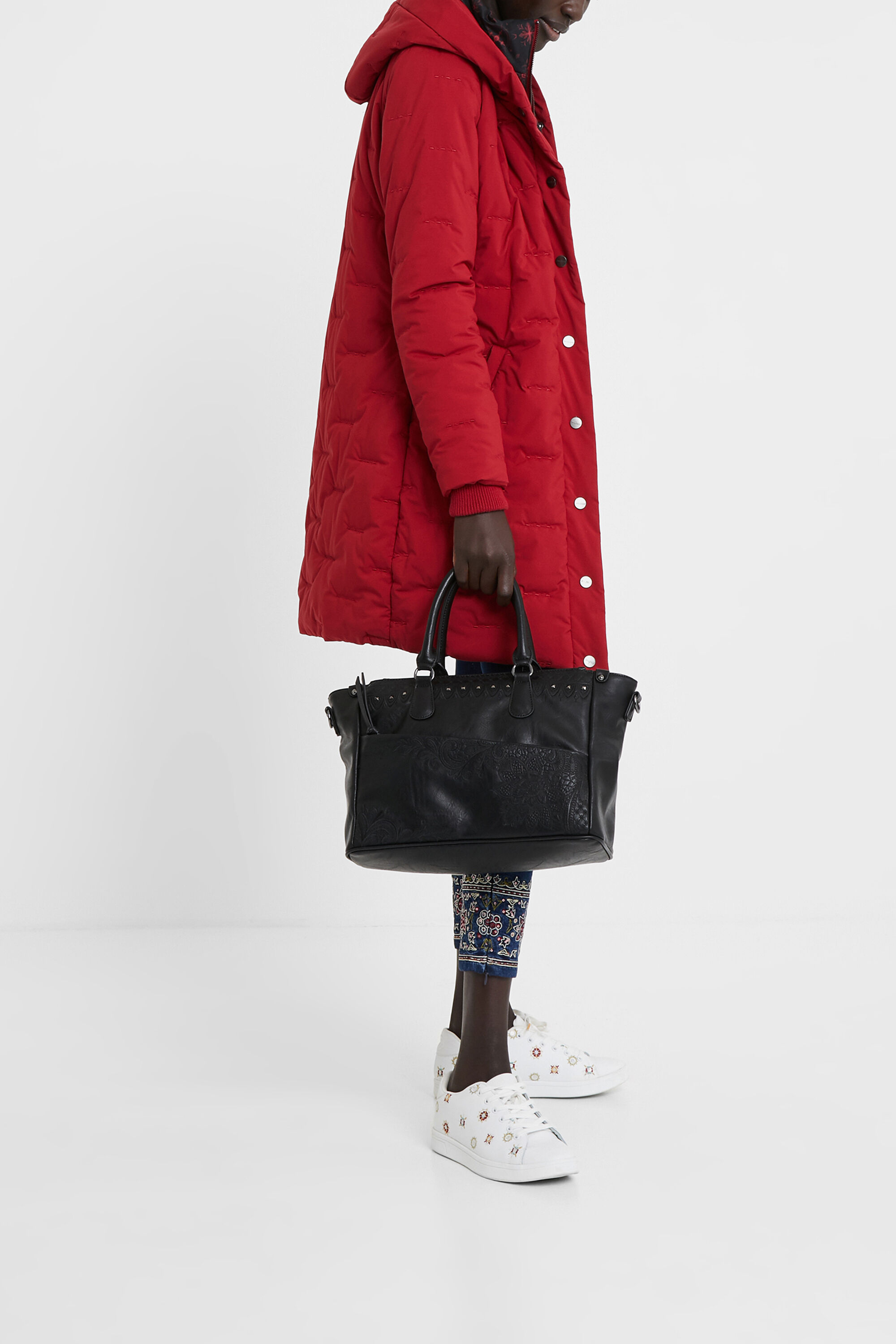 Doudoune longue capuche Desigual