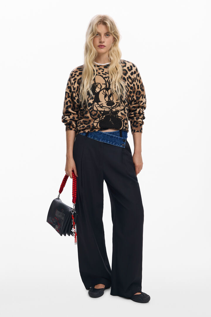 Jersey Minnie™ animal print | Desigual