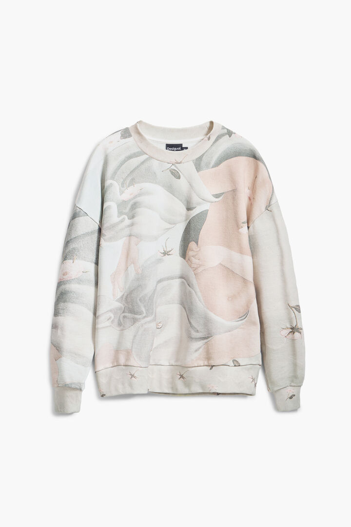 Arty print sweatshirt | Desigual