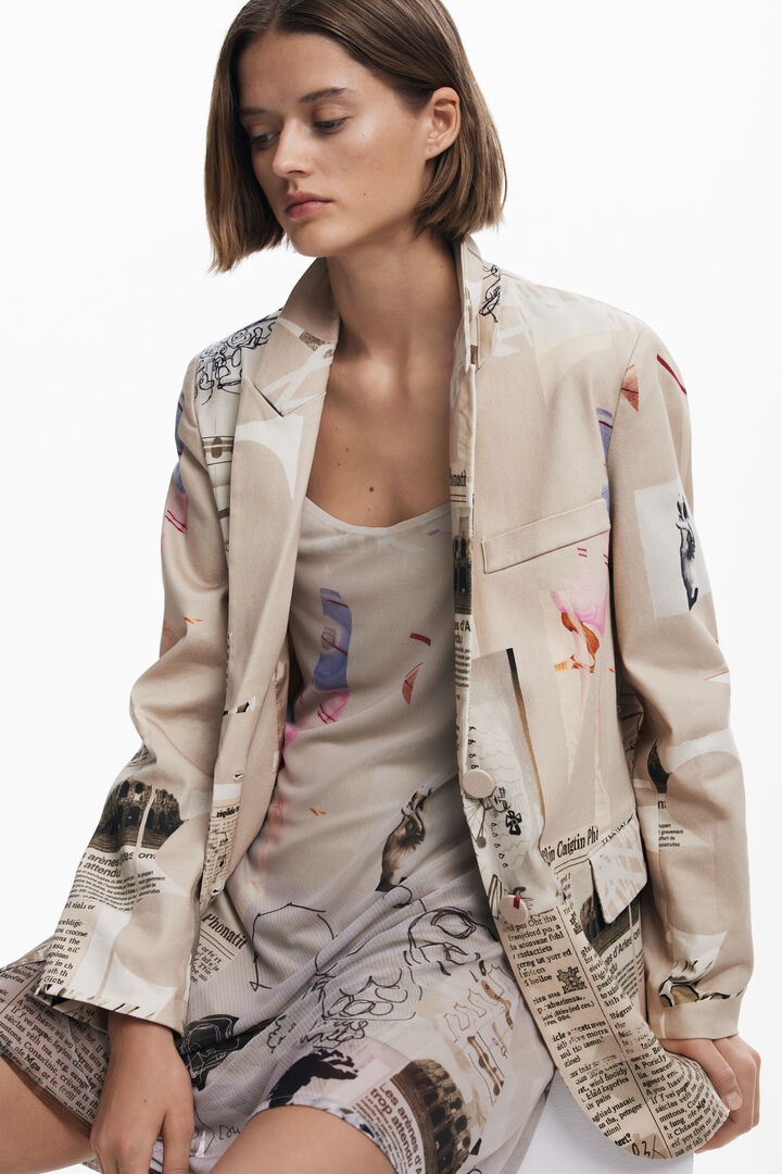 Blazer Collage M. C. Lacroix | Desigual