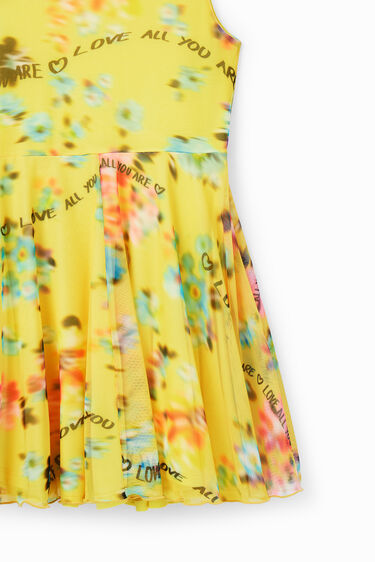 Vestido sin mangas desenfocado | Desigual
