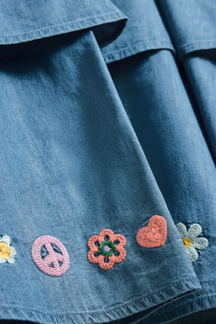 Ruffled short dress | Desigual