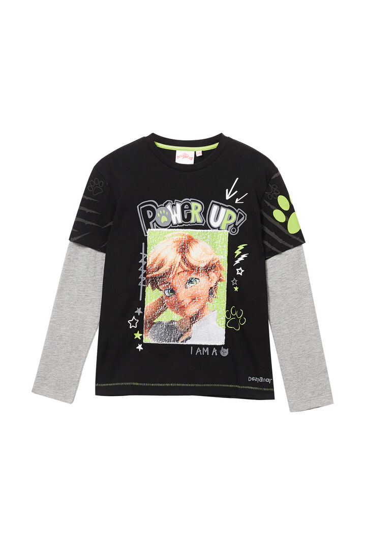 Unisex double sleeve Ladybug T-shirt | Desigual