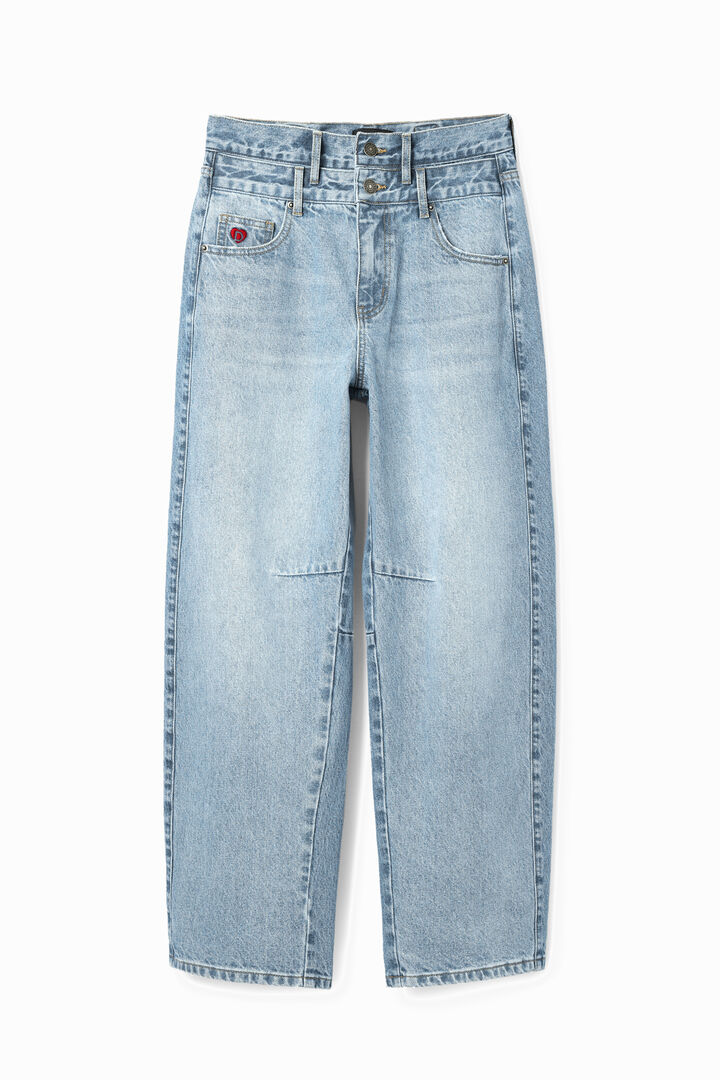 Vaqueros Balloon cintura doble | Desigual