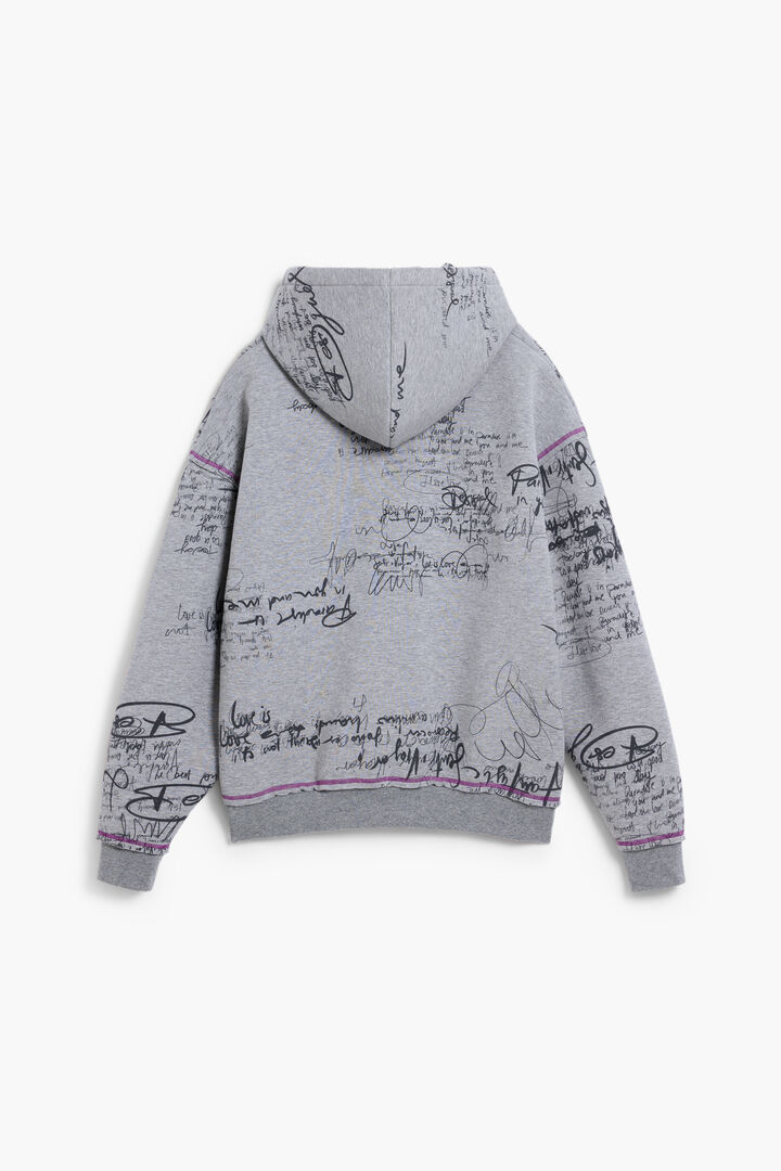 Hoodie with lettering | Desigual