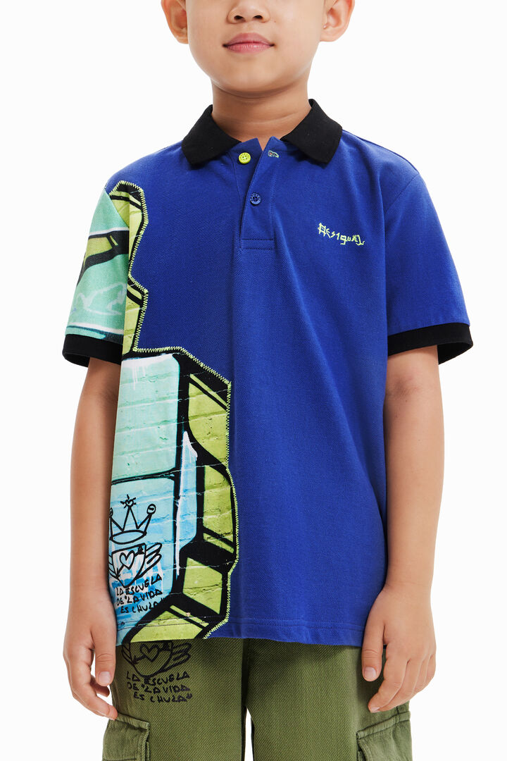 Polo màniga curta grafit | Desigual