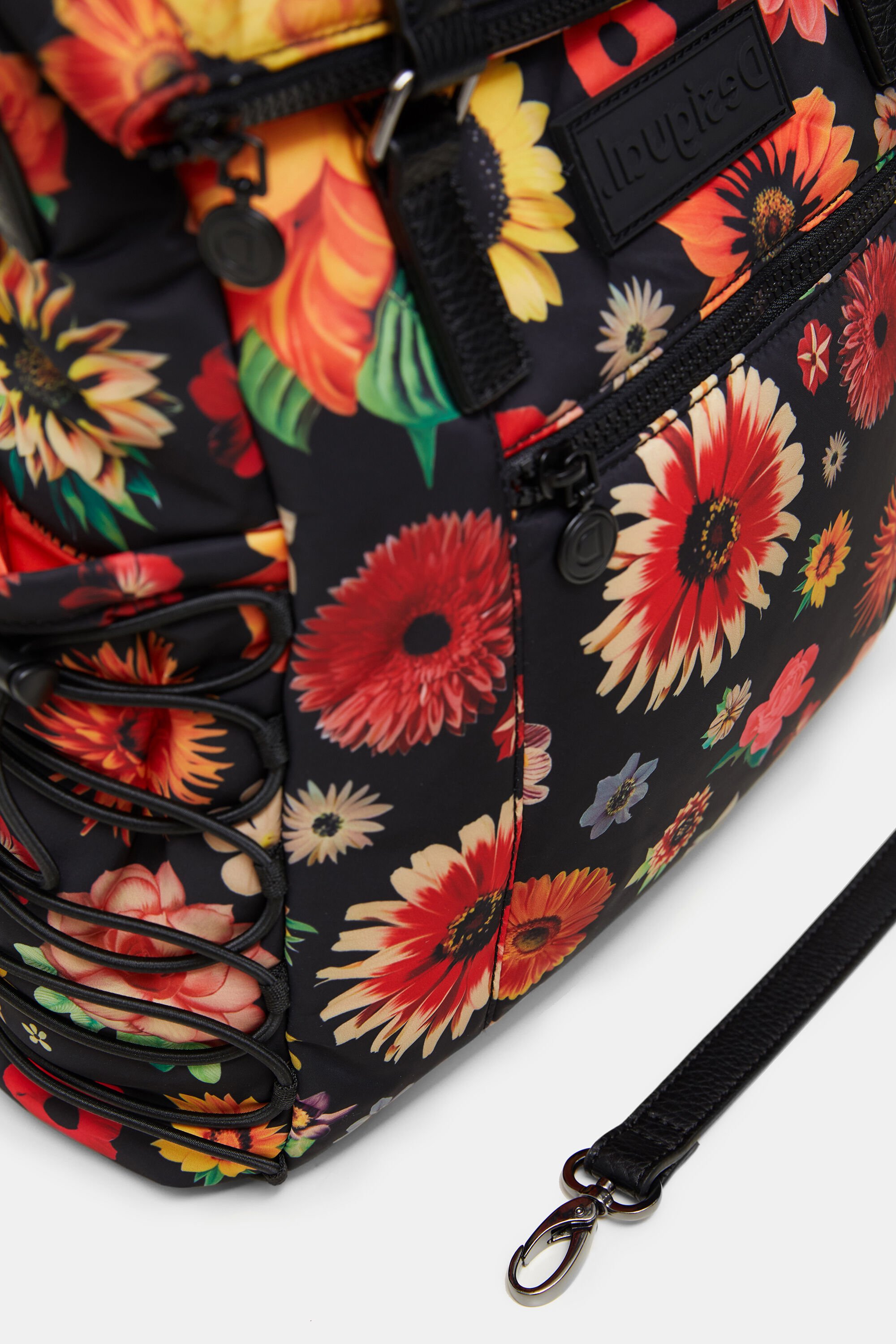 Zaino medio con fiori