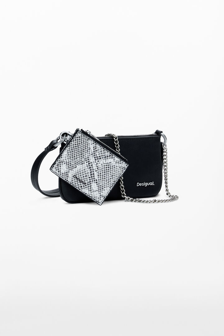 Grand porte-monnaie 2en1 serpent | Desigual