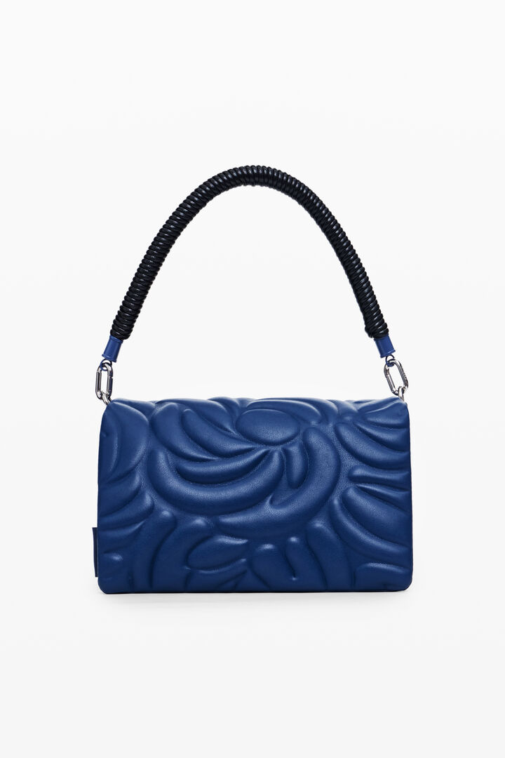 Schoudertas met meerdere handvatten en bloemenprint