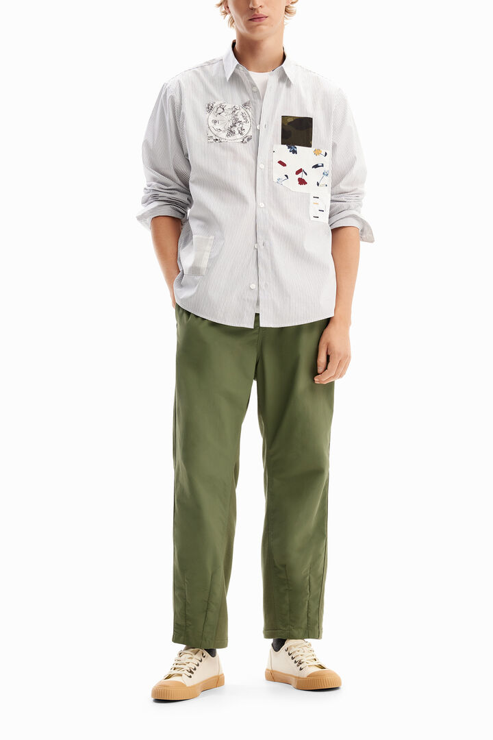 Camisa ratlles patch | Desigual