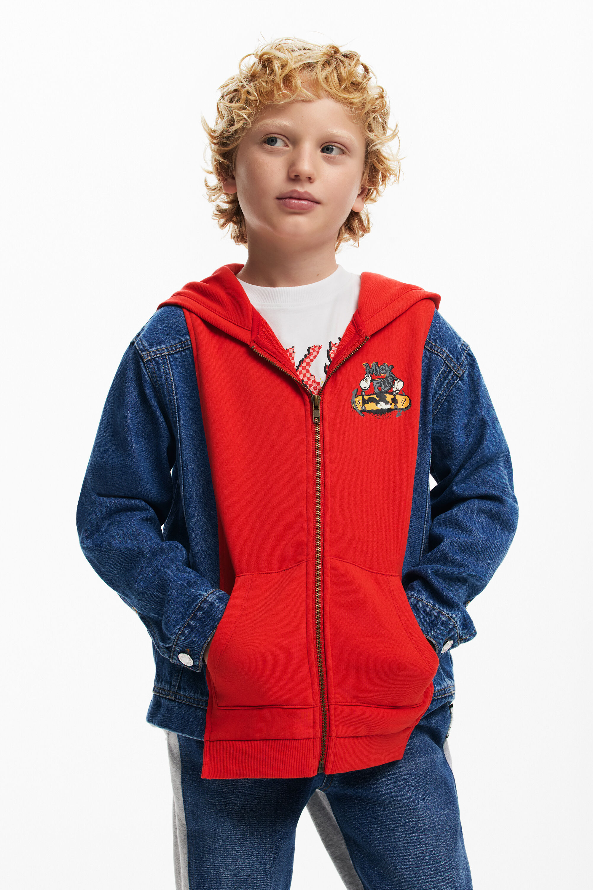 desigual Mickey Mouse™ gecombineerde sweatshirt - RED