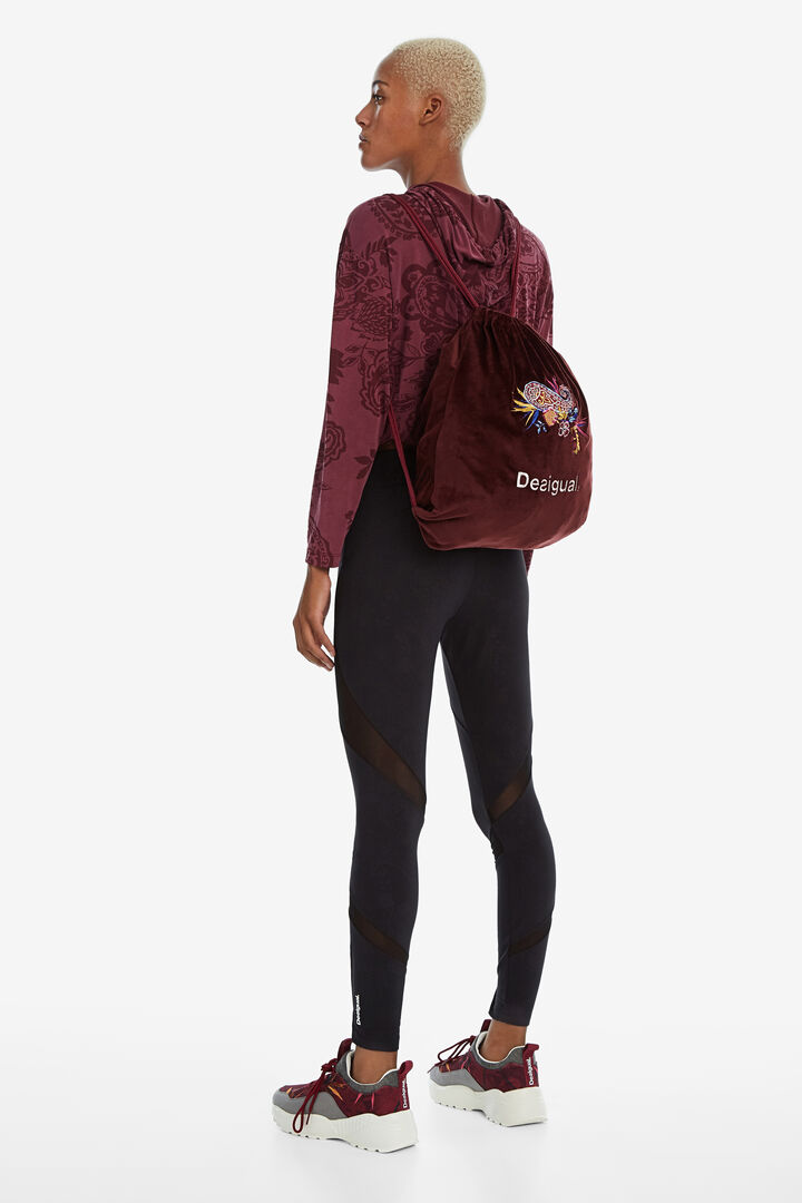 Ethnic velvet sport sack | Desigual