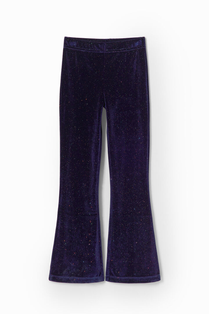 Leggings flare terciopelo brillo | Desigual