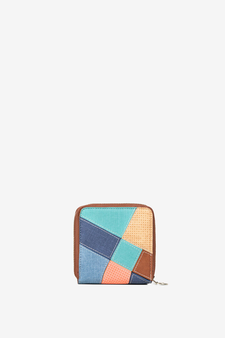 Portemonnaie Wildleder und Patch | Desigual