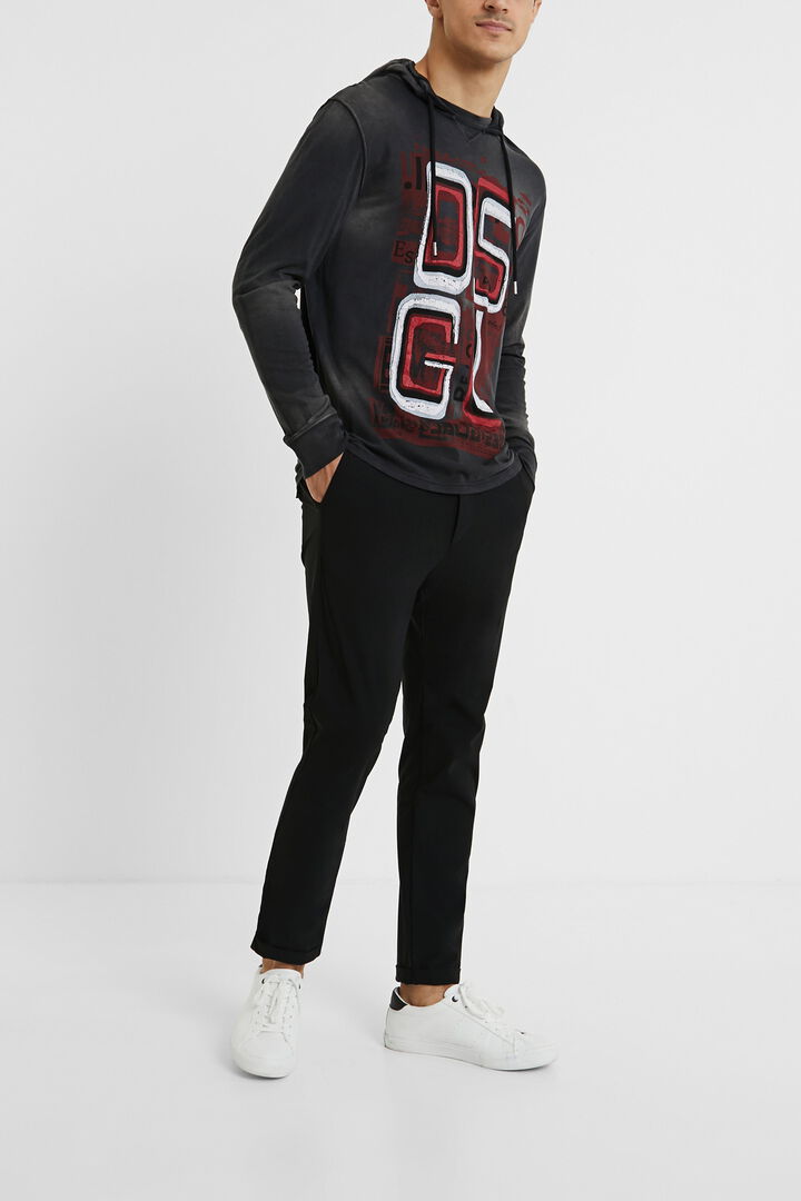 Hooded neck T-shirt | Desigual