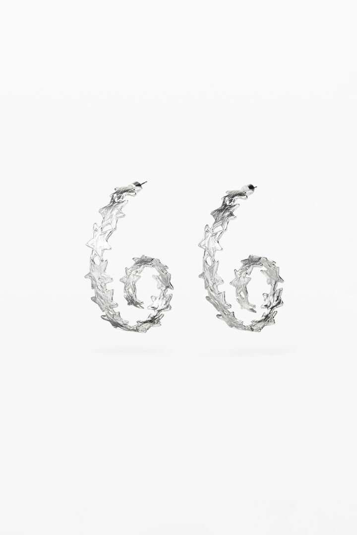 Zalio gold-plated spiral star earrings | Desigual