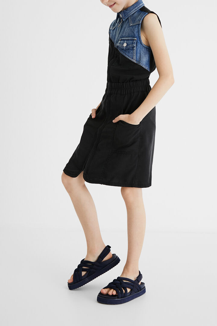 Vestit camiser bimatèria | Desigual