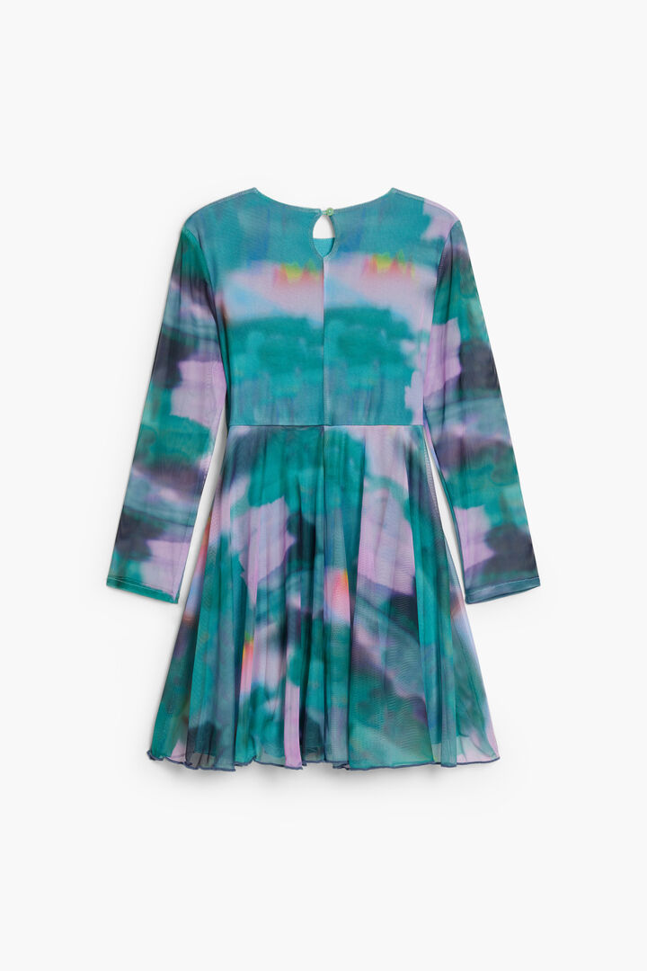 Vestit màniga llarga tul aquarel·la | Desigual