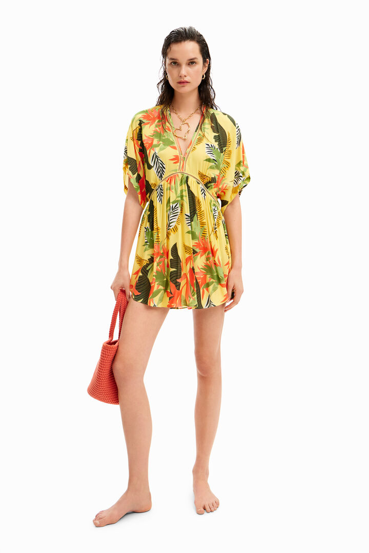 Robe tunique tropicale