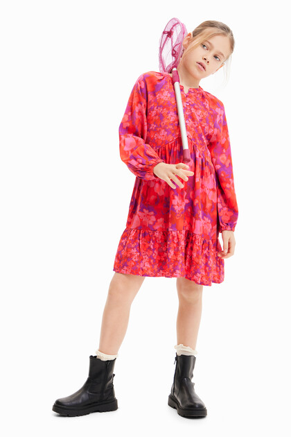 Floral print dress