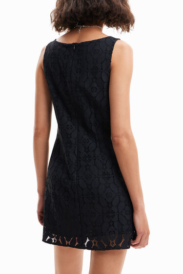 Vestido corto encaje | Desigual