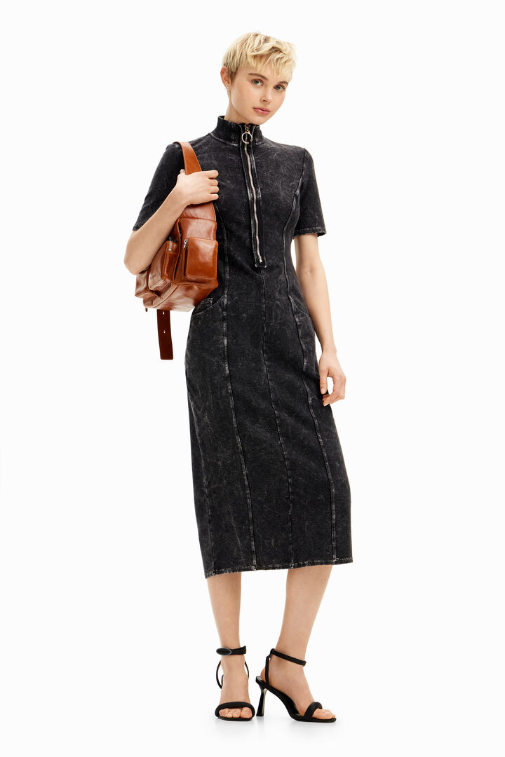 Denim midi dress | Desigual
