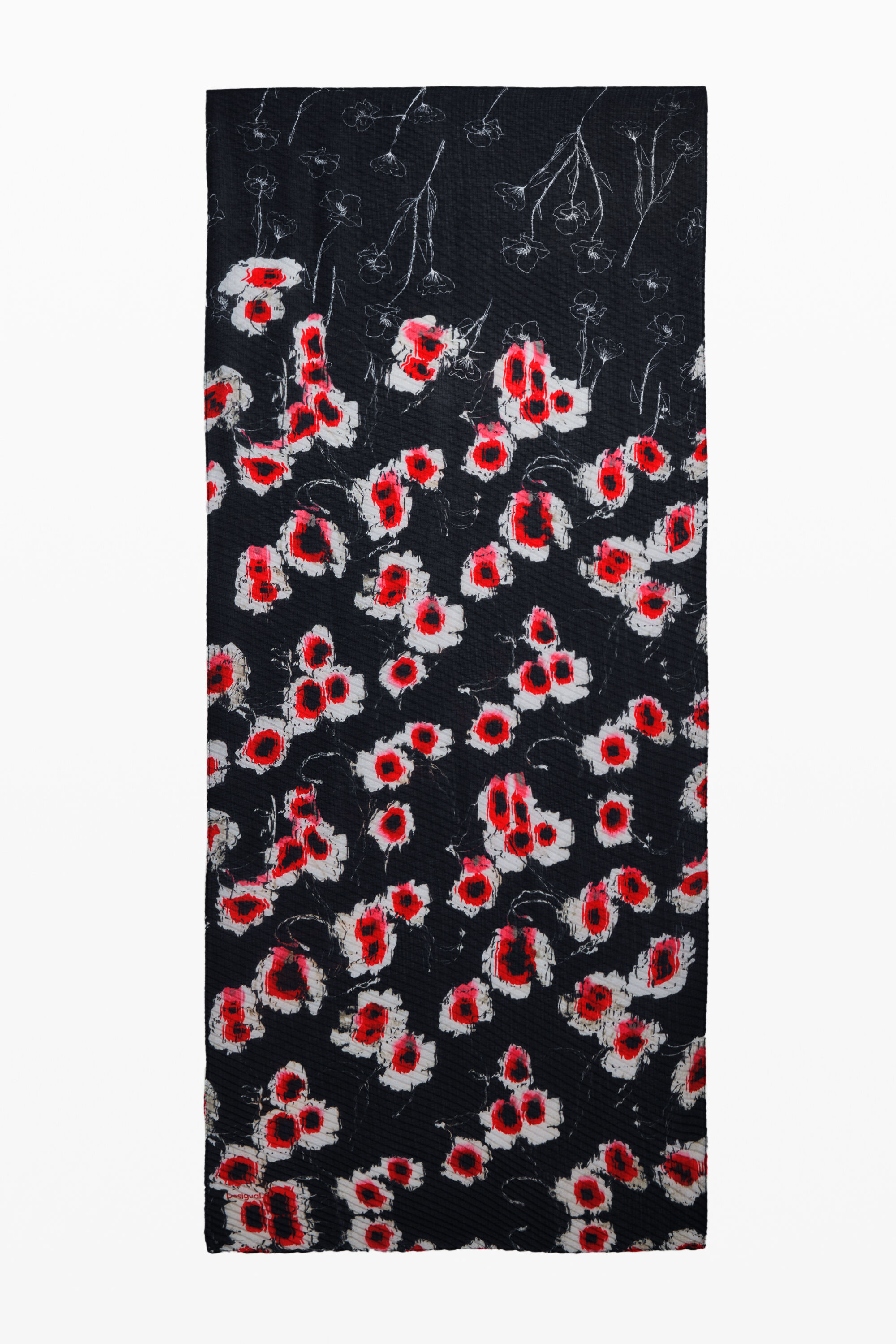 Desigual Foulard papaveri