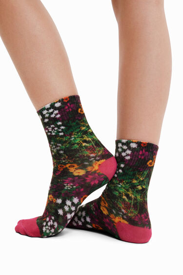 Floral mini socks | Desigual