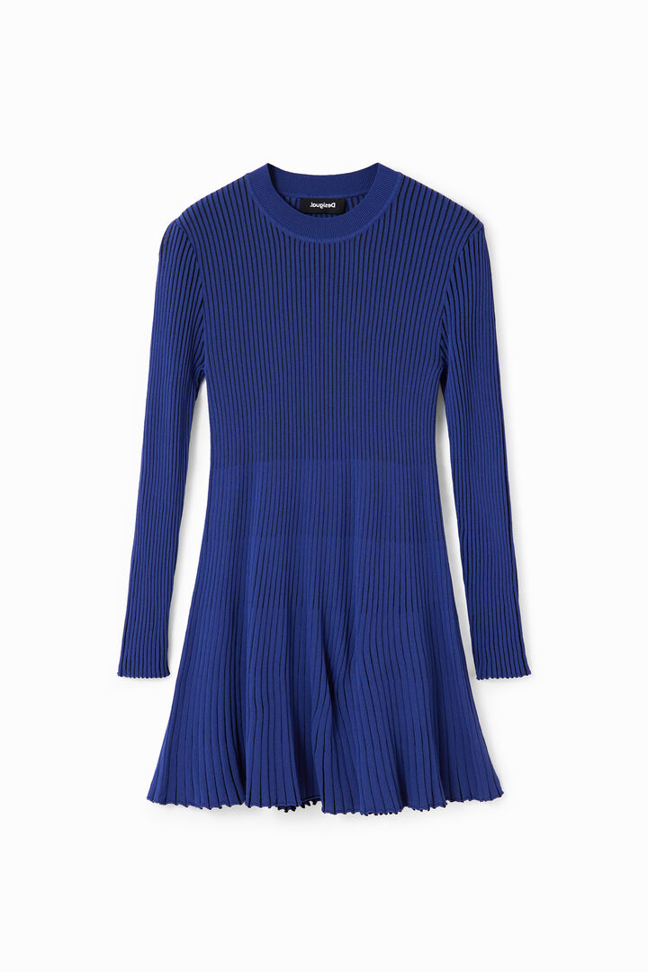 Short ribbed dress | Desigual
