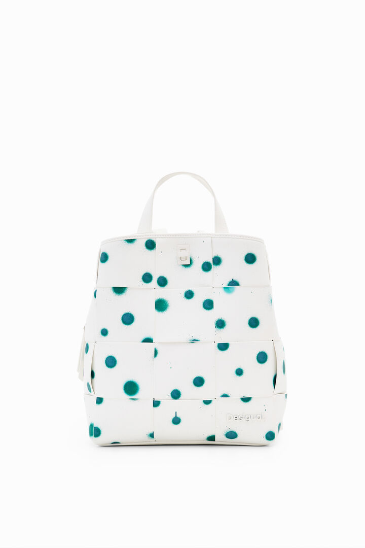 S woven droplets backpack | Desigual