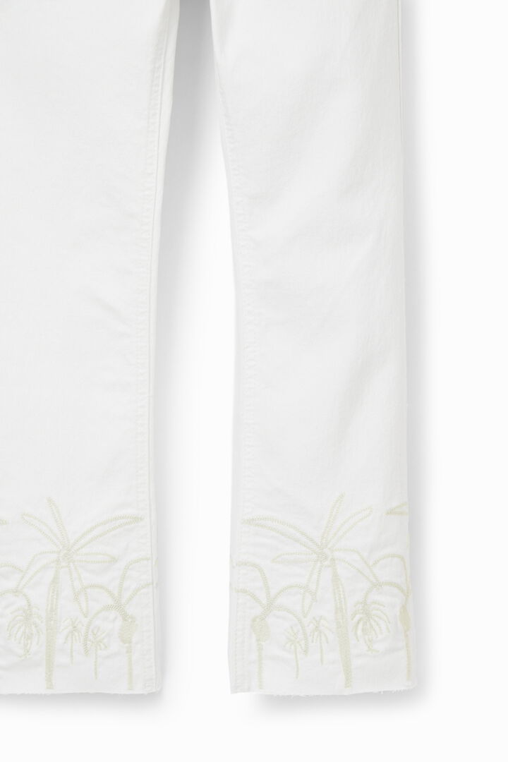 Texans flare long brodats | Desigual