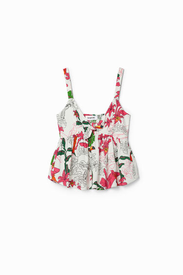 Top tirantes tropical | Desigual