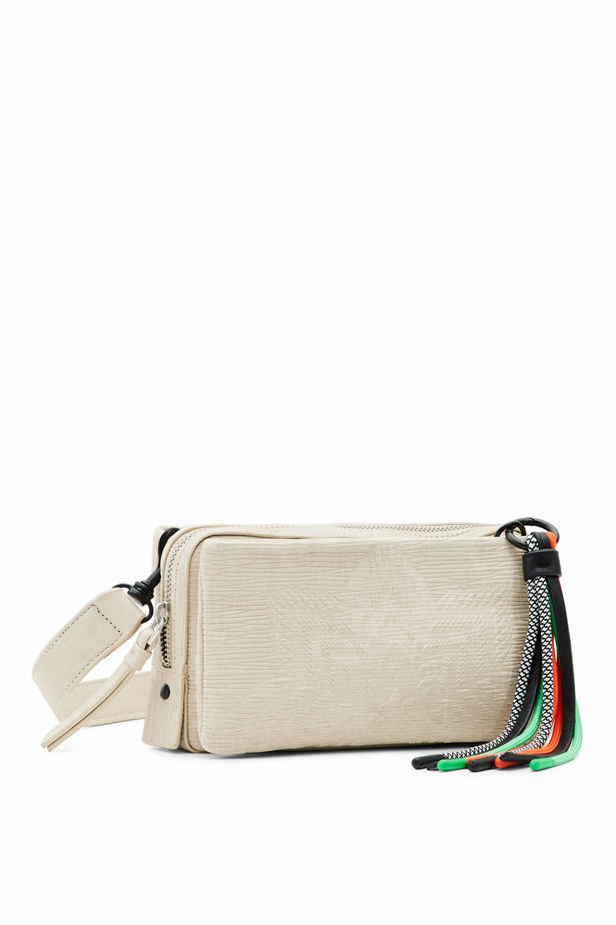 Desigual Small Star Crossbody Bag In White