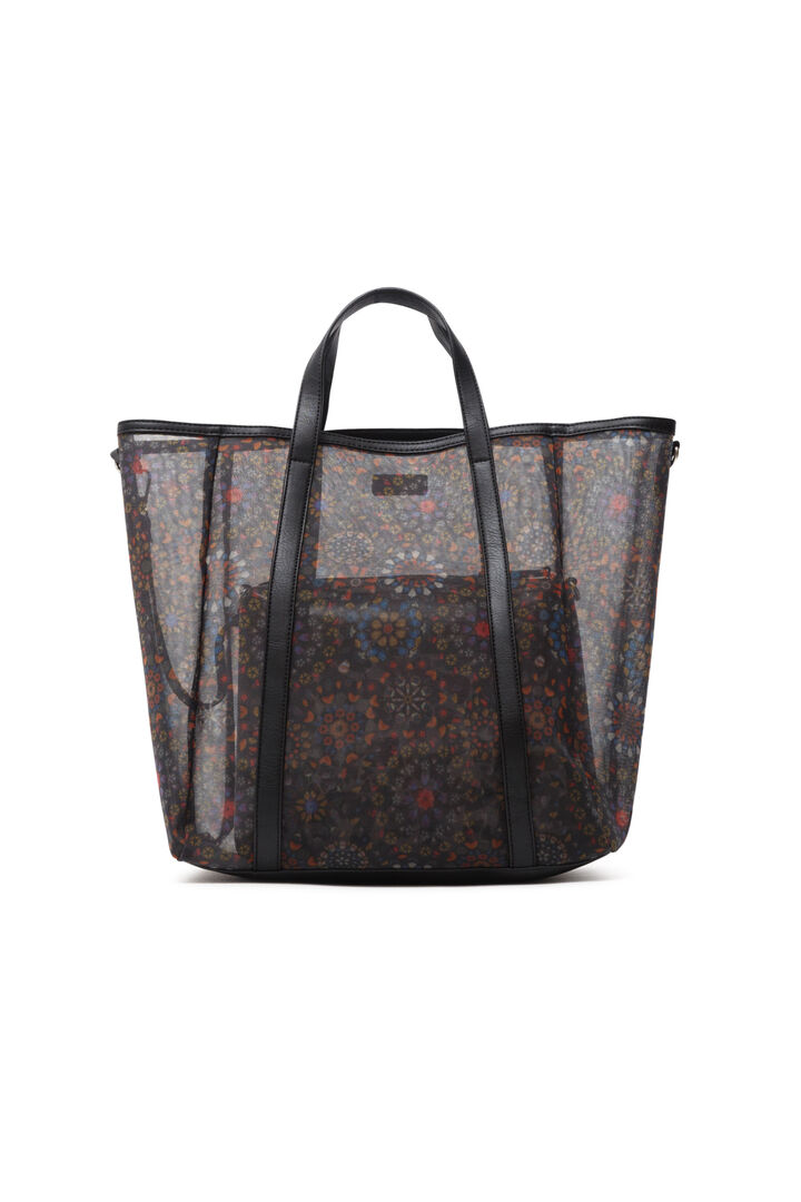 Shopping bag transparente con bolsito | Desigual