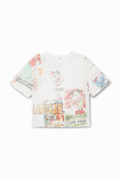 T-shirt 100% algodão Mickey Mouse