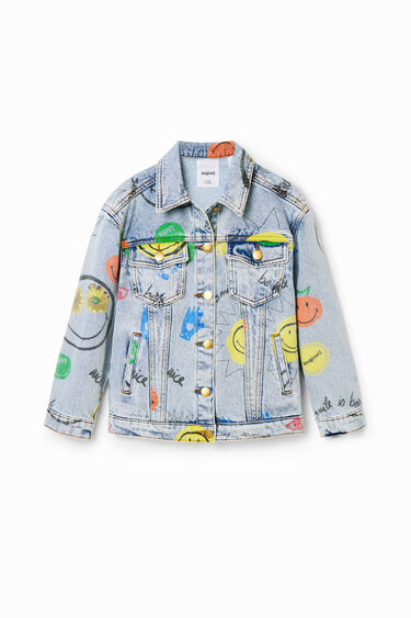 Smiley® denim jacket | Desigual
