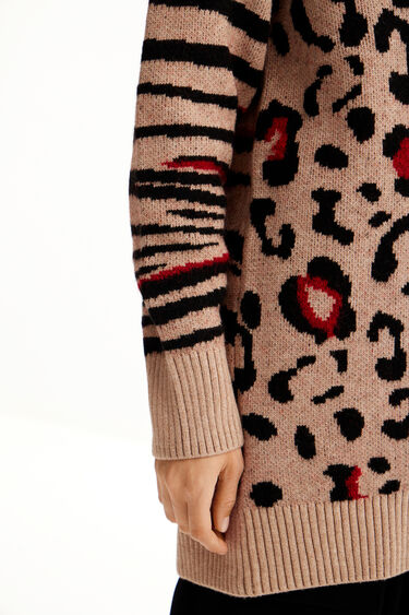 Cárdigan oversize leopardo | Desigual