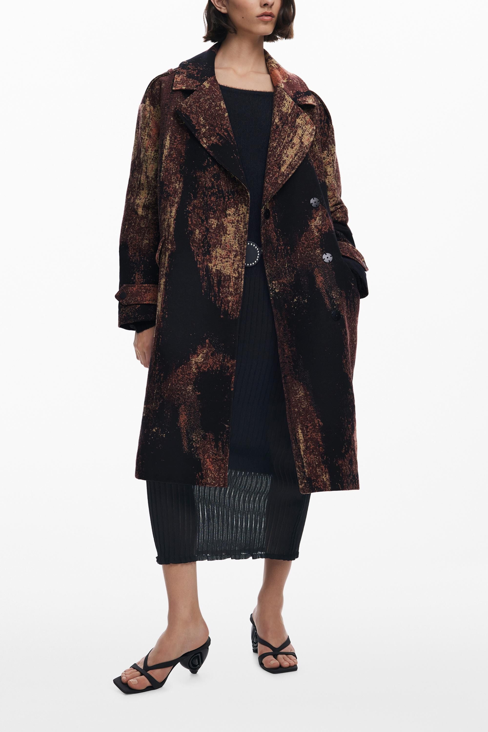 Coat designed by Mr. Christian Lacroix for women I Desigual.com