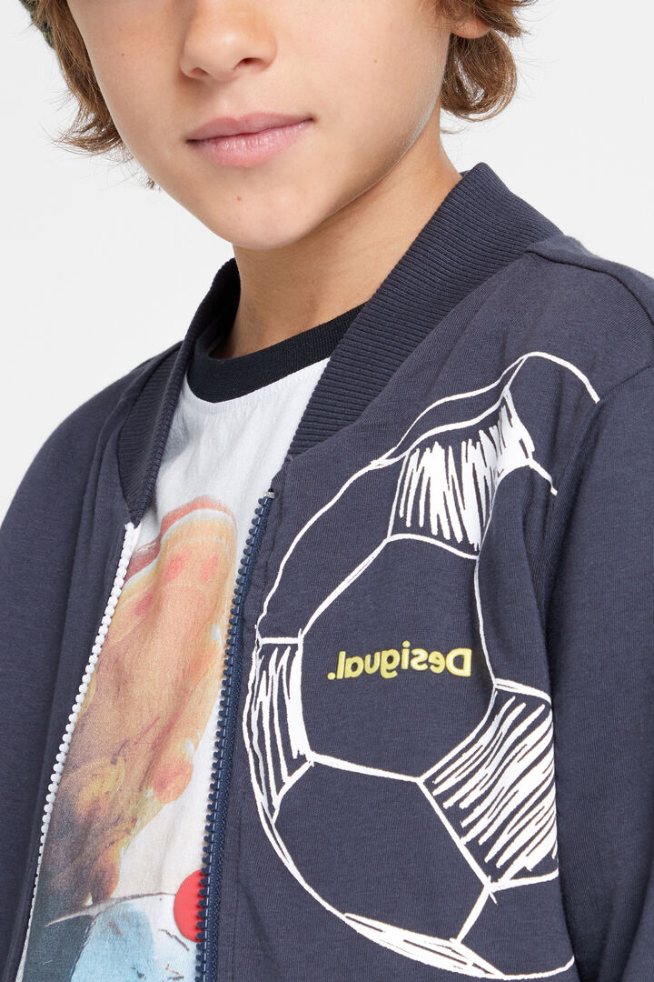 Reversible football sweatshirt | Desigual