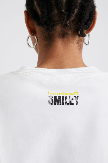 Sweat-shirt court avec Smiley® | Desigual