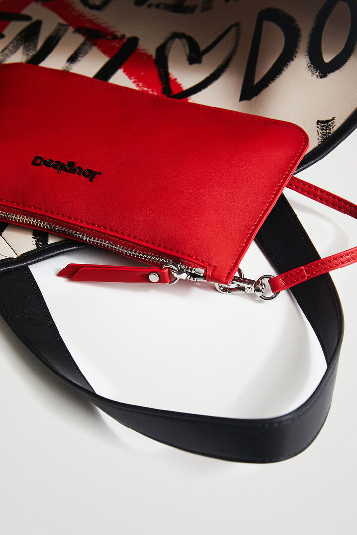 2 in 1 reversible shopping bag | Desigual