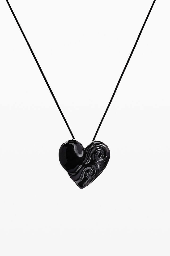 Colgante Coraz&oacute;n Negro