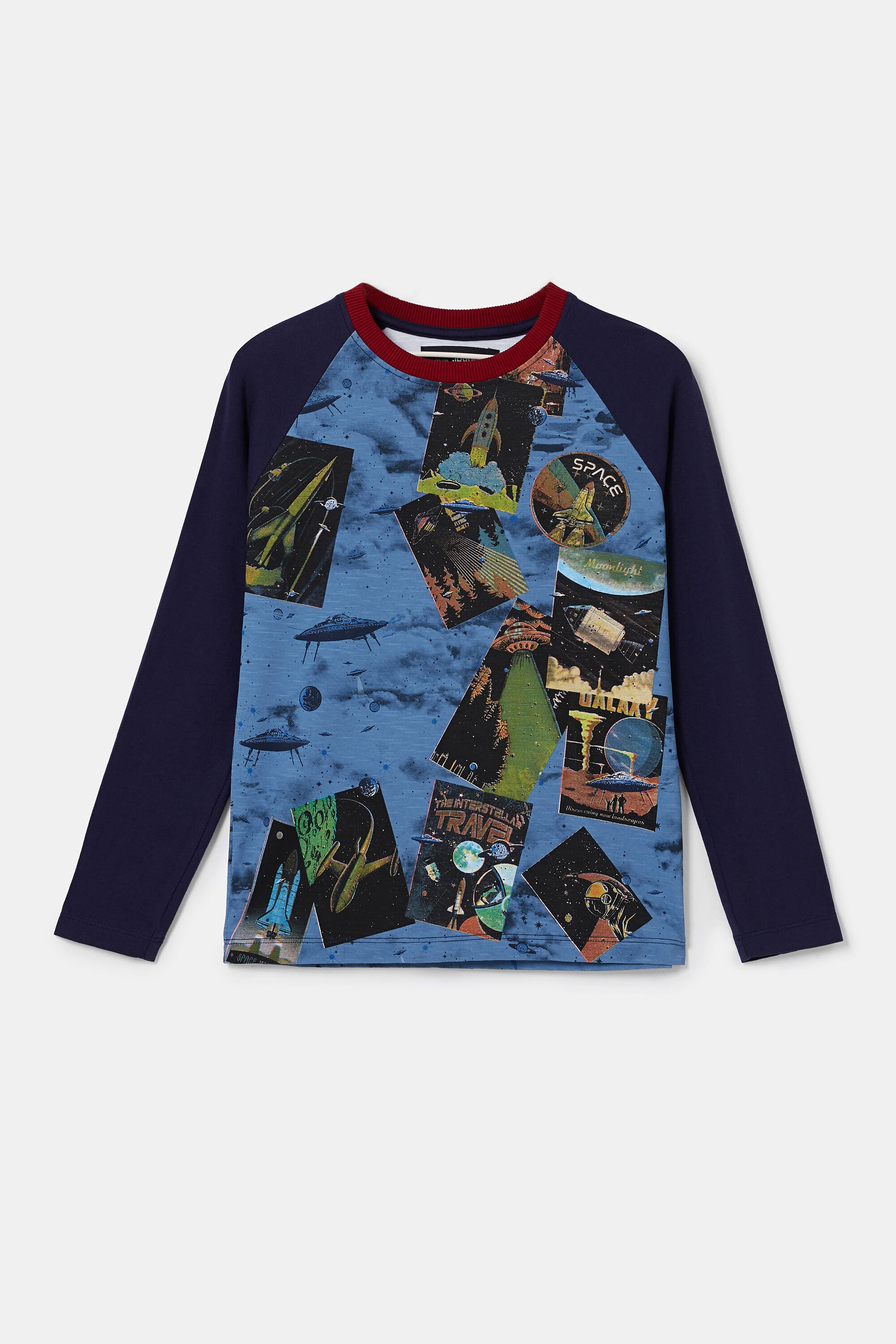 Organic cotton T-shirt raglan sleeve