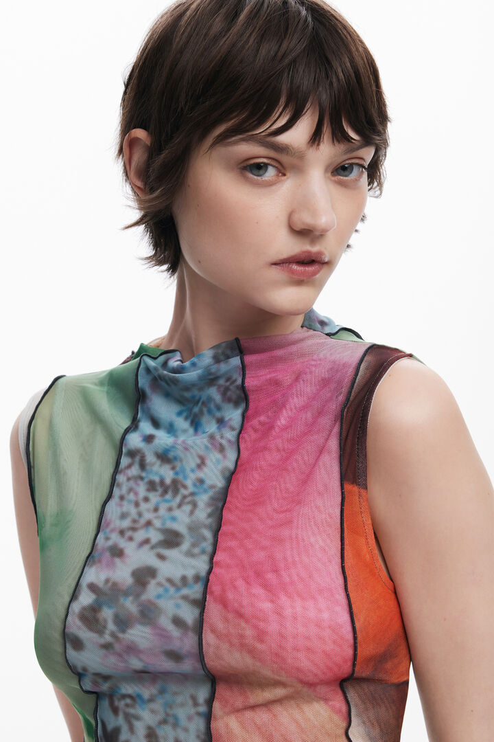 Arty print T-shirt | Desigual