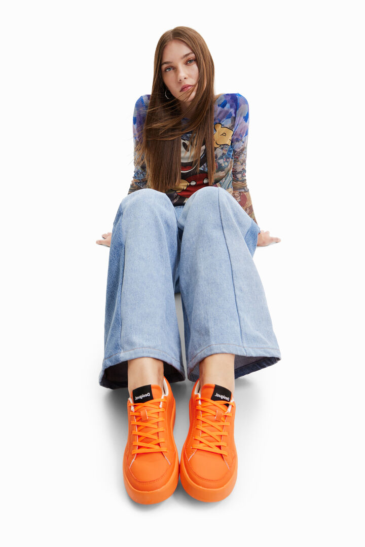 Platform logo sneakers | Desigual