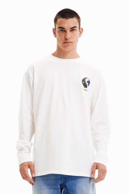 Oversize yin-yang T-shirt